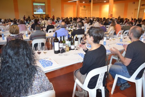 Image of the first "Vi per Vida" wine-tasting event, held in Mollerussa (May 2014).